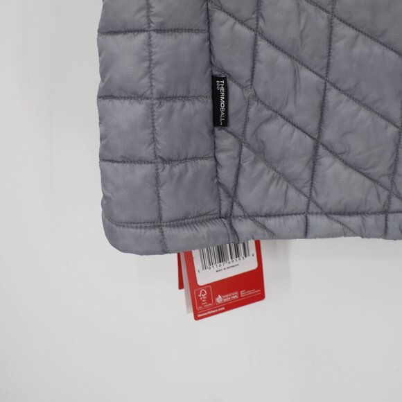 NWT The North Face Vest Women's Medium ECO ThermoBall Trekker Quilted Mid Gray - Picture 6 of 12